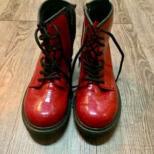 Dr. Martens Kids Red Boots